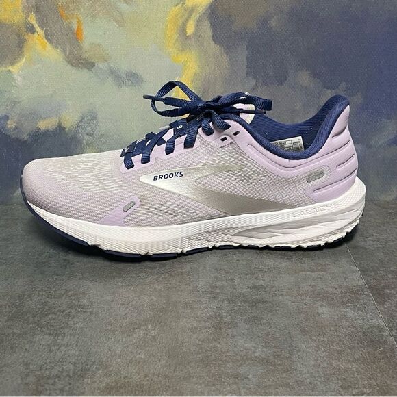 Brooks Launch 9 1203731B588 Lilac & Silver Women's Running Shoes Size 6.5B - Picture 11 of 16